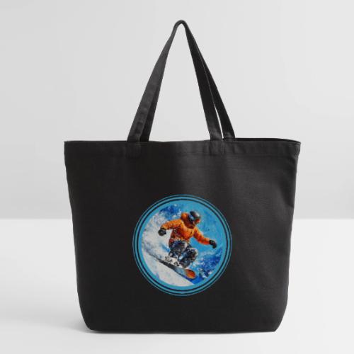 Snowboarding Motion - Eco-Friendly Cotton Tote