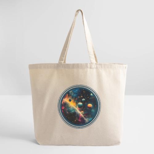 Painted Planetscape - Eco-Friendly Cotton Tote