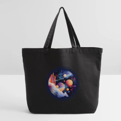 Floating Planetscape - Eco-Friendly Cotton Tote