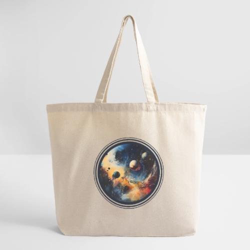 Chaotic Color Planets - Eco-Friendly Cotton Tote