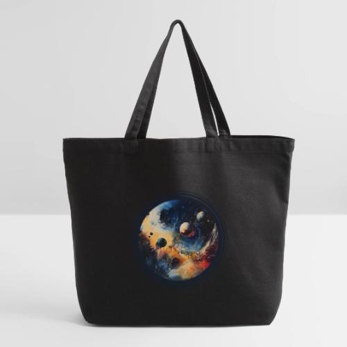 Chaotic Color Planets - Eco-Friendly Cotton Tote