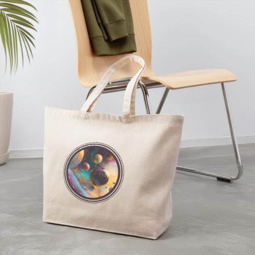Planets in the Abstract - Eco-Friendly Cotton Tote