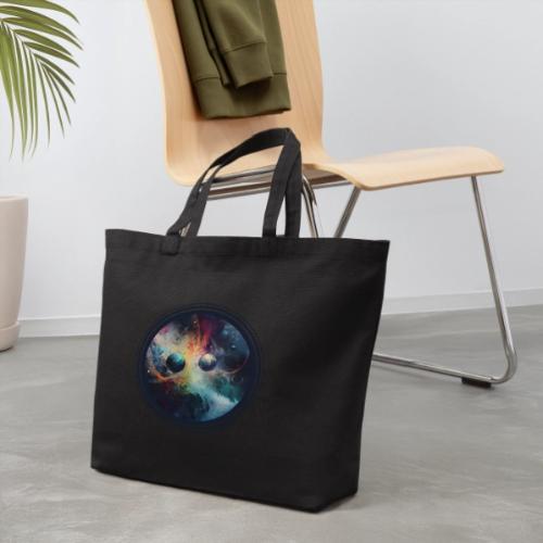 Chaotic Color Planets - Eco-Friendly Cotton Tote