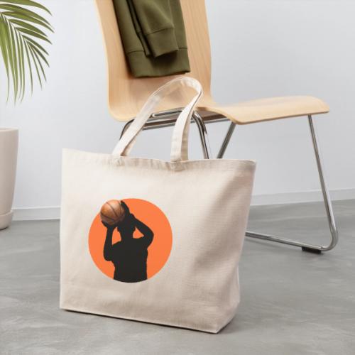 Basketball: Focused Precision - Eco-Friendly Cotton Tote