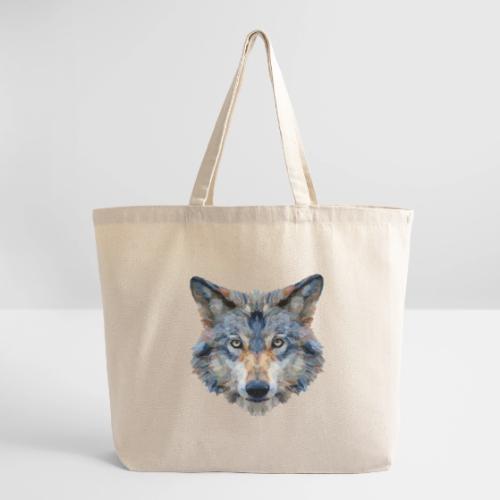 Wolf: Chromatic Wild Gaze - Eco-Friendly Cotton Tote