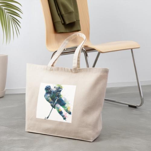 Hockey: Frozen Motion - Eco-Friendly Cotton Tote