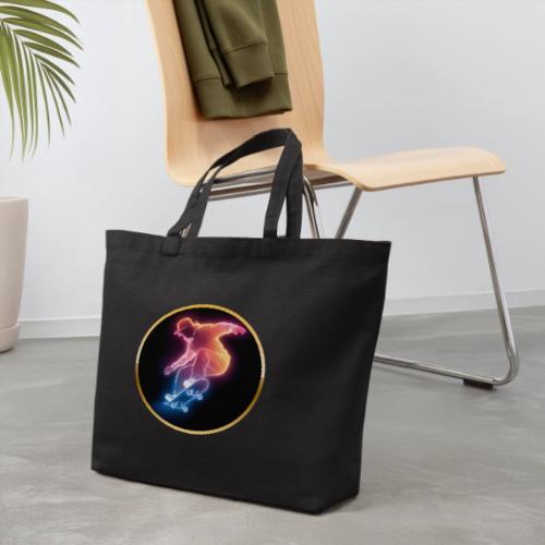 Skateboarding: Golden Trick Rider - Eco-Friendly Cotton Tote