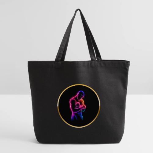 Boxing: Neon Power Guard - Eco-Friendly Cotton Tote