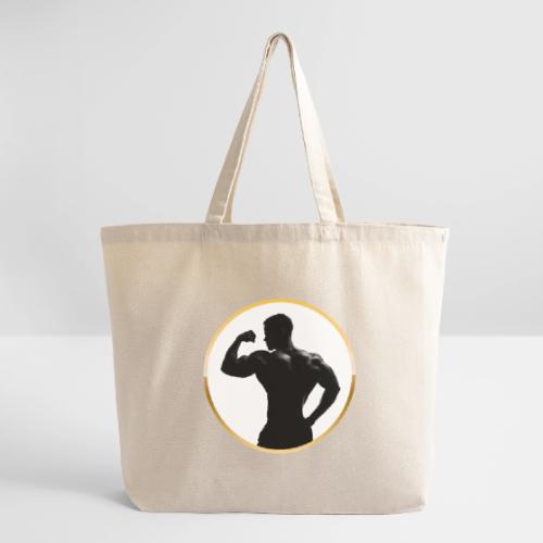 Bodybuilder: Classic Flex Emblem - Eco-Friendly Cotton Tote