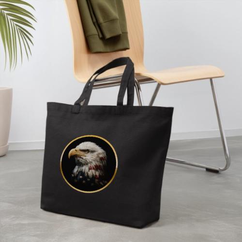 America: Golden Freedom Crest - Eco-Friendly Cotton Tote