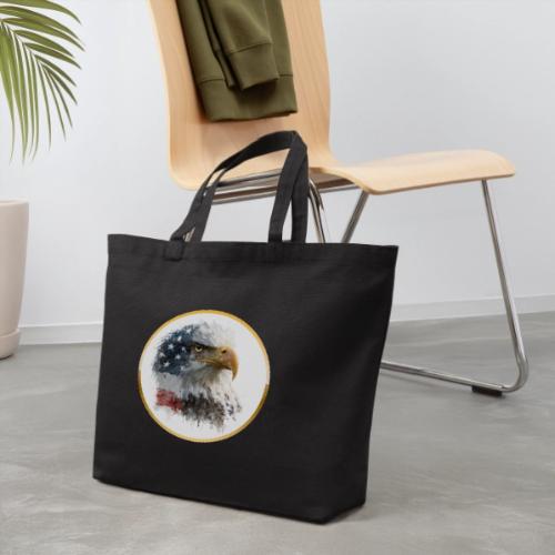 USA: Patriot Wing Emblem - Eco-Friendly Cotton Tote