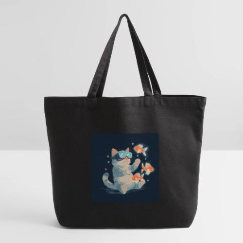 Cat: VR Fish Chase - Eco-Friendly Cotton Tote
