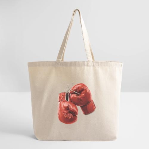 Boxing: Hanging Gloves Icon - Eco-Friendly Cotton Tote