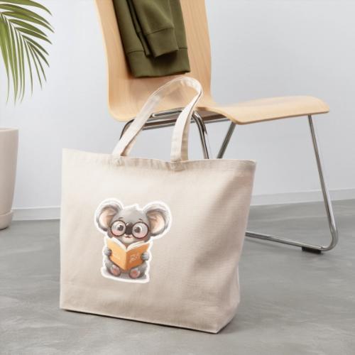 Gamer Koala Reading Strategy Book - Eco-Friendly Cotton Tote