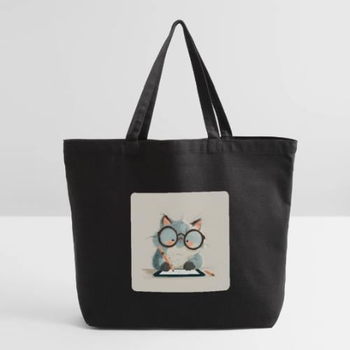 Creative Cat Digital Artist Illustration - Eco-Friendly Cotton Tote