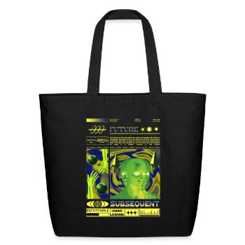 Future Human Streetwear - Eco-Friendly Cotton Tote - black - Front