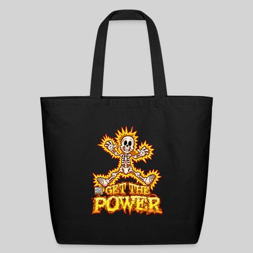 Cartoon Get the Power - Eco-Friendly Cotton Tote