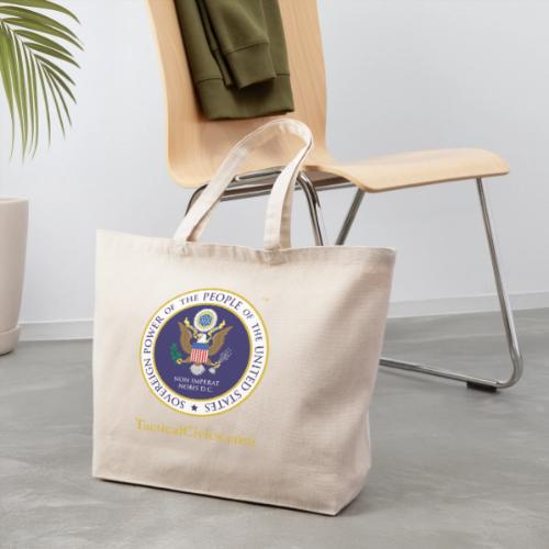 The Peoples Seal w gold url - Eco-Friendly Cotton Tote