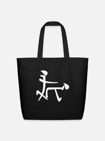 Calligraphy Porn - Eco-Friendly Cotton Tote - black