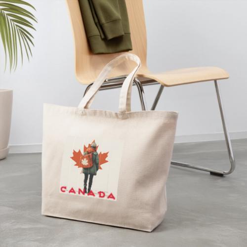 Canada: Proud Canadian Woman - Eco-Friendly Cotton Tote