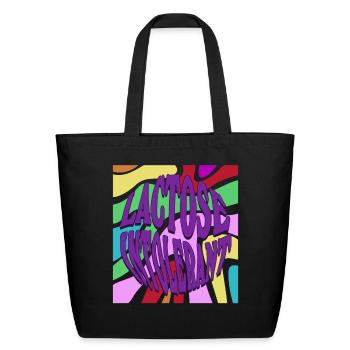 Lactose Intolerant Lactose intolerance - Eco-Friendly Cotton Tote - black - Front