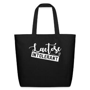 Lactose intolerance Milk - Eco-Friendly Cotton Tote - black - Front