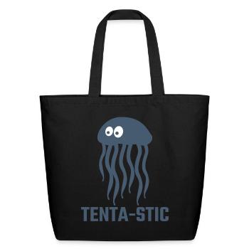Jellyfish Sea Jellies - Eco-Friendly Cotton Tote - black - Front