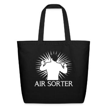 Conducting Classical Music Conductor - Eco-Friendly Cotton Tote - black - Front