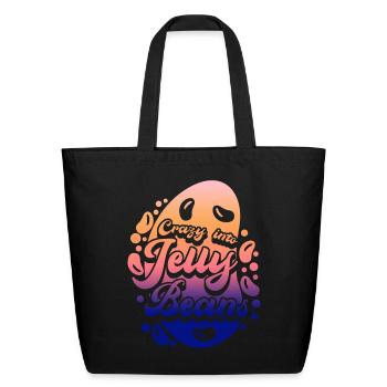 Jelly Beans Jelly Bean Candy Jelly sweets - Eco-Friendly Cotton Tote - black - Front