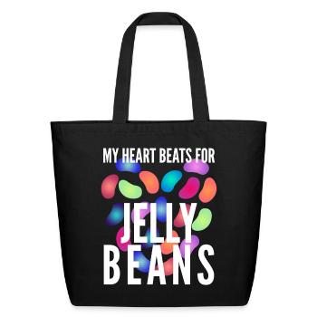 Candy Jelly sweets Jelly Beans Jelly Bean - Eco-Friendly Cotton Tote - black - Front