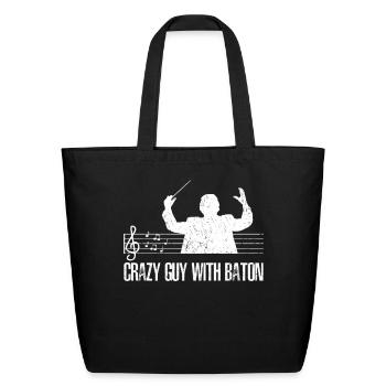 Conductor Conducting Classical music - Eco-Friendly Cotton Tote - black - Front