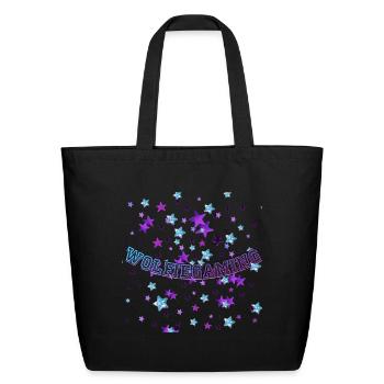 WolfieGaming00 Merch - Eco-Friendly Cotton Tote - black - Front