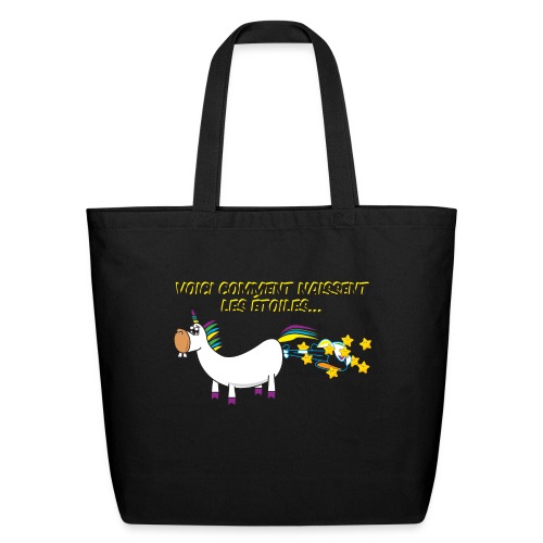 Unicorn - This is how stars are born - Eco-Friendly Cotton Tote