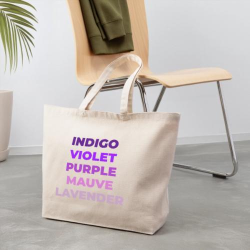 Shades of Purple - Eco-Friendly Cotton Tote