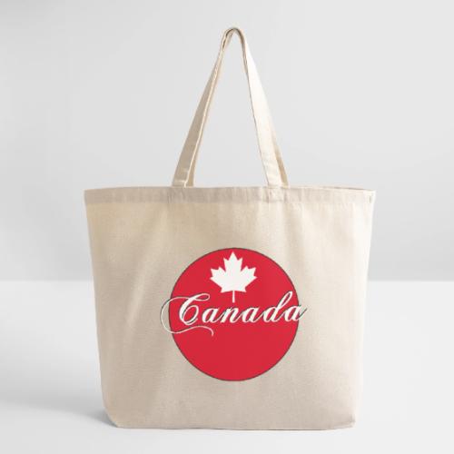 Canada in red and white - Eco-Friendly Cotton Tote