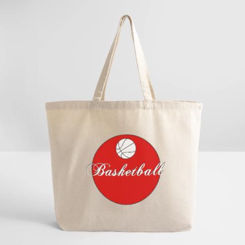 Basketball: Bold Hoops - Eco-Friendly Cotton Tote