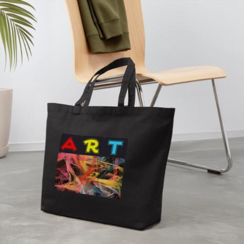 Chaotic Threads of Art - Eco-Friendly Cotton Tote