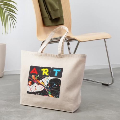Art in Motion: Color Unleashed - Eco-Friendly Cotton Tote