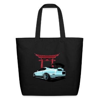 SUPRA 2JZ MARK 4 MK4 2JZ GTE TURBO - Eco-Friendly Cotton Tote - black - Front