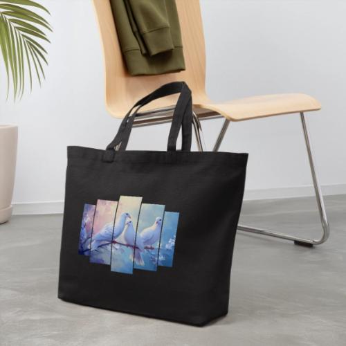 Symbols of Peace and Serenity - Eco-Friendly Cotton Tote