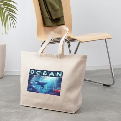 Ocean: Whale’s Path - Eco-Friendly Cotton Tote