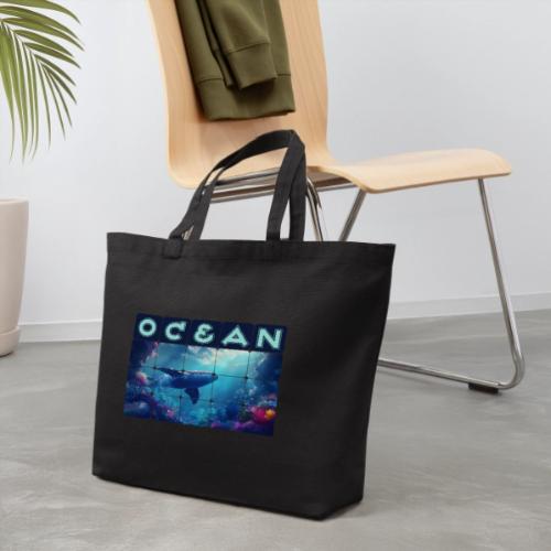 Ocean: Whale’s Path - Eco-Friendly Cotton Tote