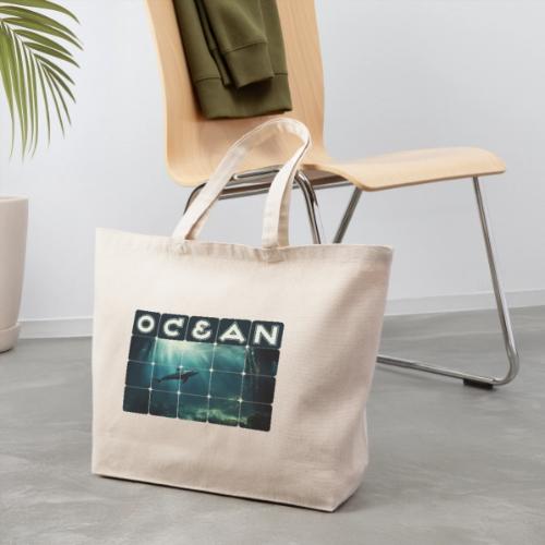 Ocean Whisper - Eco-Friendly Cotton Tote