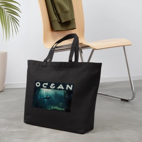 Ocean Whisper - Eco-Friendly Cotton Tote