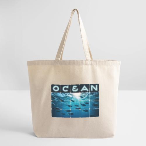 Ocean: Silver Tide - Eco-Friendly Cotton Tote