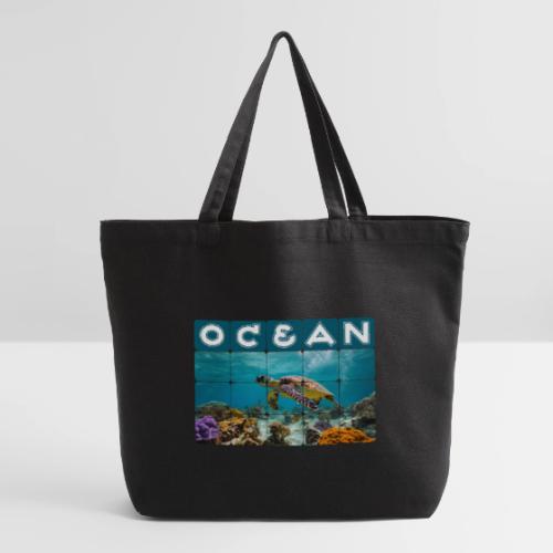 Ocean: Gentle Voyager - Eco-Friendly Cotton Tote