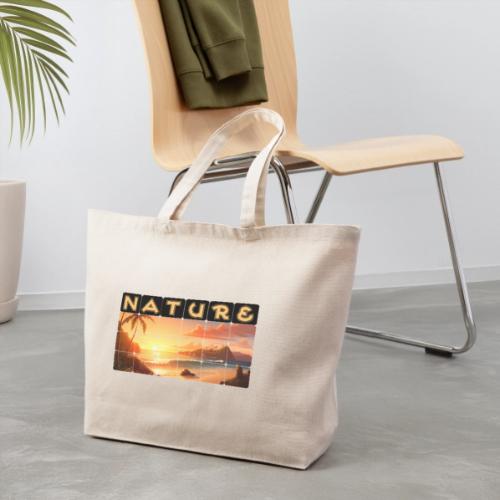 Nature: Tropical Twilight - Eco-Friendly Cotton Tote