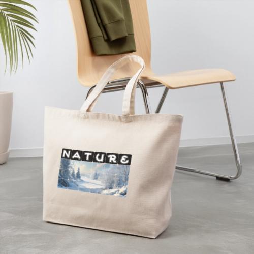 Nature: Frozen Horizon - Eco-Friendly Cotton Tote