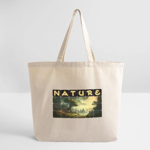 Whispers of Green Peaks - Eco-Friendly Cotton Tote