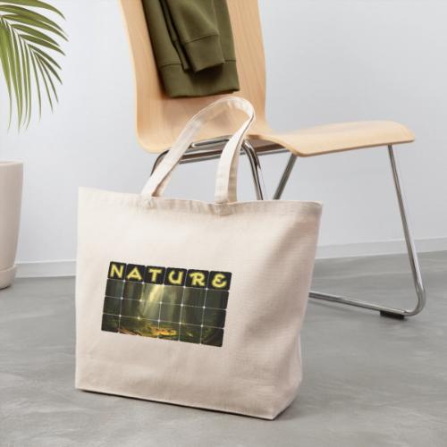 Nature: Sunlit Canopy - Eco-Friendly Cotton Tote